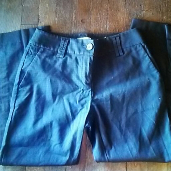Black Loft CROP PANTS 2 - Picture 1 of 6